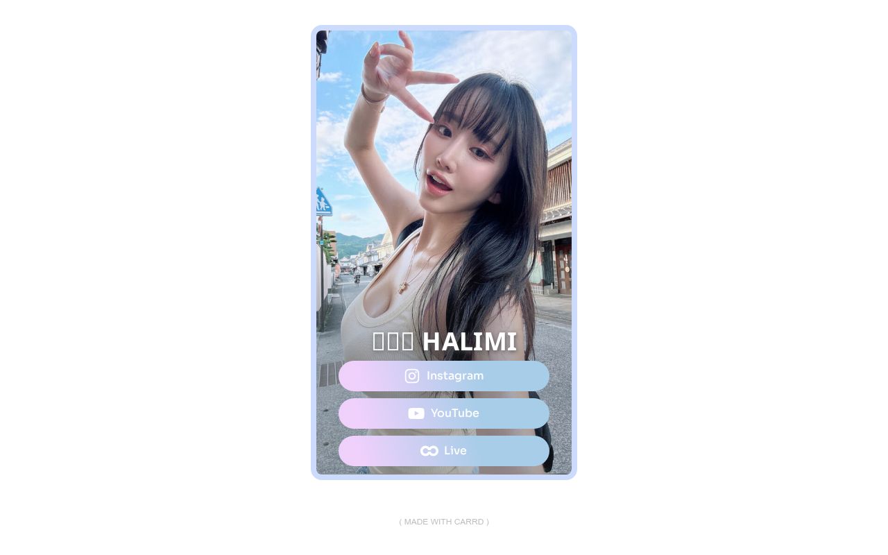 Carrd profile picture for @halimi